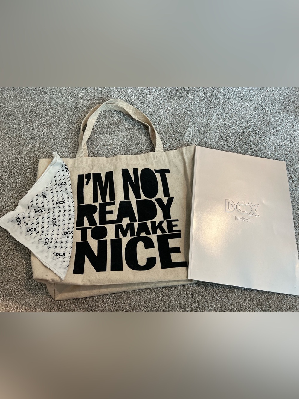Dixie Chicks / The Chicks DCX Tote Bag, Program & Bandana MMXVI. Pre-owned.